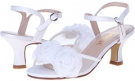 White Satin Amiana 15-A5278 for Kids (Size 4)