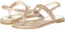 Gold Satin/Glitter Amiana 15-A5279 for Kids (Size 12)