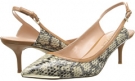 Ivory/Dark Natural Snake Enzo Angiolini Garrac 6 for Women (Size 7.5)