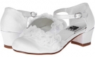 White Satin Amiana 6-A0861 for Kids (Size 11)