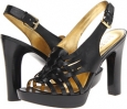 Black Burnished Leather LAUREN by Ralph Lauren Shaina for Women (Size 9)