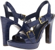 Sailing Navy Embossed Crocus LAUREN by Ralph Lauren Serrata for Women (Size 8.5)