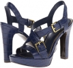 Sailing Navy Embossed Crocus LAUREN by Ralph Lauren Serrata for Women (Size 5.5)