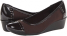 Dark Brown Fabric Anne Klein Dunley for Women (Size 9.5)