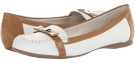 White/Cognac Anne Klein Kylee for Women (Size 6)