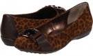 Dark Brown Leopard Fabric Sofft Palina for Women (Size 6)