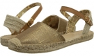 Gold Sparkle Linen Sperry Top-Sider Hope for Women (Size 7)