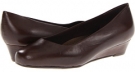 Dark Brown Burnished Soft Kid Trotters Lauren for Women (Size 9.5)