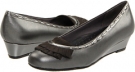 Pewter Soft Kid Leather/Suede/Stretch PU Trotters Dreama for Women (Size 9.5)
