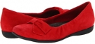 Red Kid Suede Trotters Sonia for Women (Size 6.5)