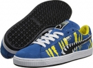 French Blue/Vibrant Yellow PUMA Suede Chemical Comic for Men (Size 4.5)