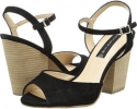 Black Suede Steven Shelli for Women (Size 7.5)