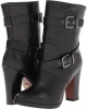 Black Calf Leather Pour La Victoire Roslin Dress Boot for Women (Size 7)