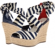 Navy Silk UGG Lucianna Stripe for Women (Size 9)