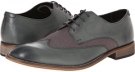 Charcoal Leather/Fabric Stacy Adams Roulette for Men (Size 10)