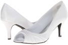 Pearl White Satin Annie Lantern for Women (Size 9.5)