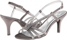 Pewter Satin Annie Lindley for Women (Size 11)
