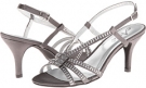 Pewter Satin Annie Lindley for Women (Size 9)