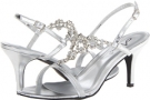 Silver Metallic Kid PU Annie Lysa for Women (Size 12)