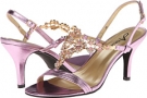 Pink Metallic Kid PU Annie Lysa for Women (Size 7.5)