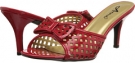 Red Kid Pu Annie La Donna for Women (Size 8)