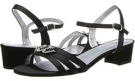 Black Satin Annie Paulina for Women (Size 7)