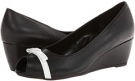 Black E-Nappa/White Ferns Patent Vaneli Winda for Women (Size 6)