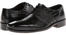 Black Crocodile/Iguana Print Leather Stacy Adams Gabino for Men (Size 12)