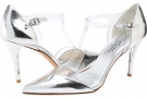 Silver Specchio Stuart Weitzman for The Cool People Seetee for Women (Size 10)