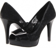 Black/Black Fabric Nine West Cassilina for Women (Size 8.5)