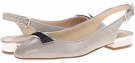 Grey/Silver Leather Nine West FatCat for Women (Size 8)