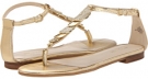 Gold Synthetic Nine West Zacharia for Women (Size 6)