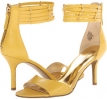 Yellow Leather Leather Nine West Ghadess for Women (Size 8)