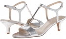 Silver Metallic Nine West Yeelied for Women (Size 7.5)