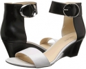 Black/White Leather 2 Nine West Ventana for Women (Size 11)