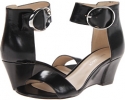 Black Leather Nine West Ventana for Women (Size 7)