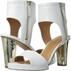 White Leather Nine West Kieraline for Women (Size 5)