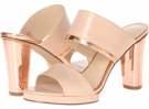 Light Natural/Light Pink Leather Nine West Kieron for Women (Size 8)