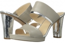 Grey/Silver Leather Nine West Kieron for Women (Size 11)