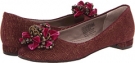 Cordovan Rockport Ashika Glam Flat for Women (Size 6)