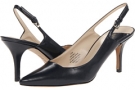 Navy Leather Nine West Karey for Women (Size 5)