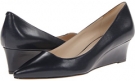 Navy Leather Nine West Narez for Women (Size 12)