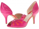 Pink/Orange Leather Nine West Orlega for Women (Size 7)