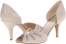 Light Grey/Taupe Leather Nine West Orlega for Women (Size 10.5)