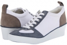 White/Denim/Gravel Nine West Paisley for Women (Size 8)