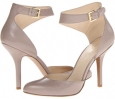 Taupe Leather Nine West Rollers for Women (Size 5)