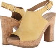 Yellow Nubuck Franco Sarto Orchard for Women (Size 6.5)