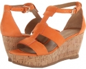 Orange Nubuck Franco Sarto Falco for Women (Size 8)