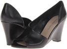 Black Leather Franco Sarto Tyra for Women (Size 10)