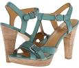 Teal Leather Franco Sarto Breezy for Women (Size 7)